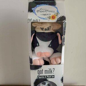 Mary's Moo Moos Got Milk Plushie and Figurine